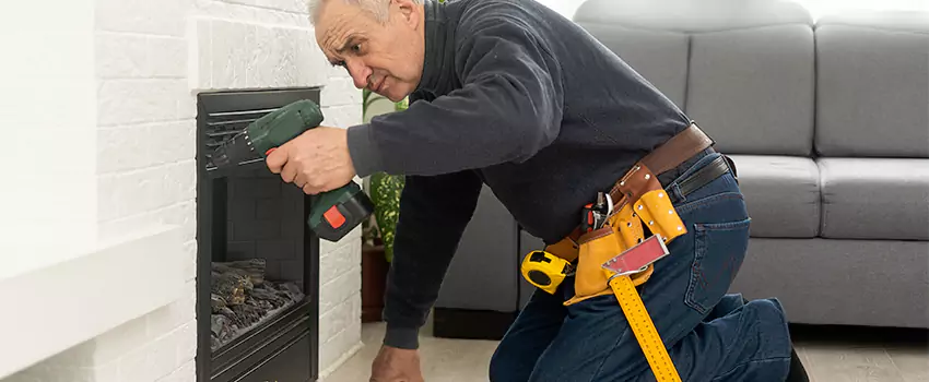 New Indoor Fireplace Installation in Calabasas, California