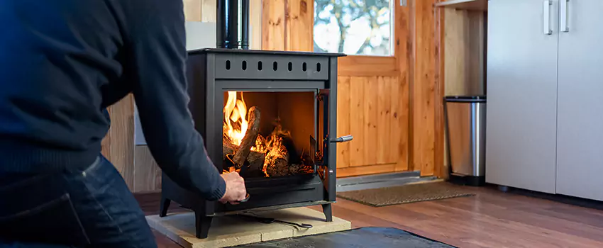 Open Hearth Wood Fireplace Installation in Calabasas, CA