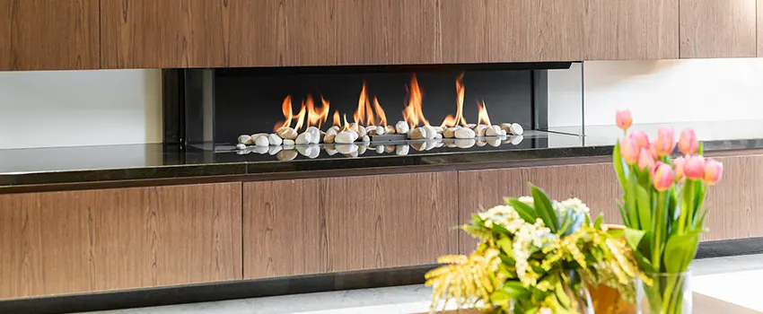 Double-height Fireplace Design Refurbishment in Calabasas, California